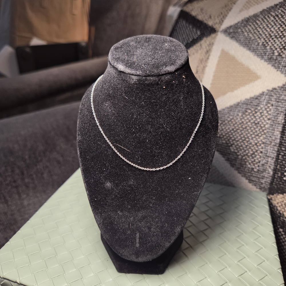 Tiffany & Co. 16 Inch Silver Chain Necklace